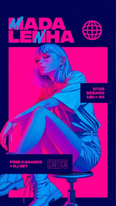 Evento: MADALENHA • 18h às 4h • Entrada Grátis até 19h